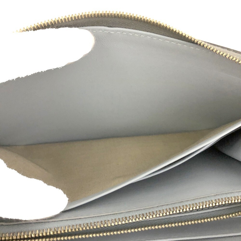 Celine Logo Leather Zip Around Long #193691C69 - Picture 8 of 8